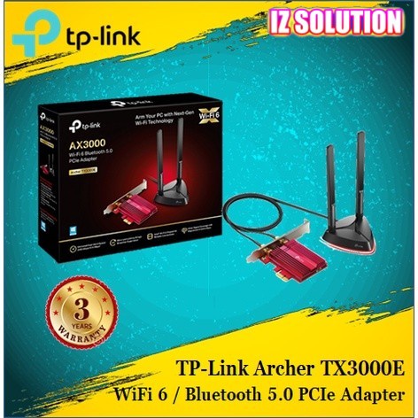 TP-Link Archer TX3000E AX3000 WiFi 6 Bluetooth 5.0 PCIe Adapter ...