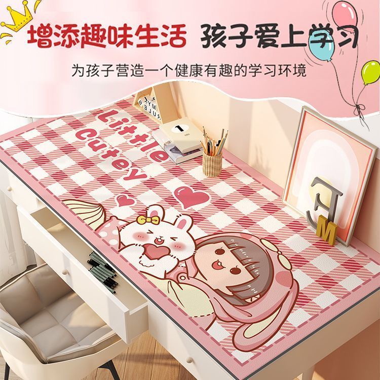 desk mat 桌垫风高颜值学习桌隔凉垫卡通护眼桌垫防水耐脏书桌垫23.6.8 READY STOCK | Shopee Malaysia