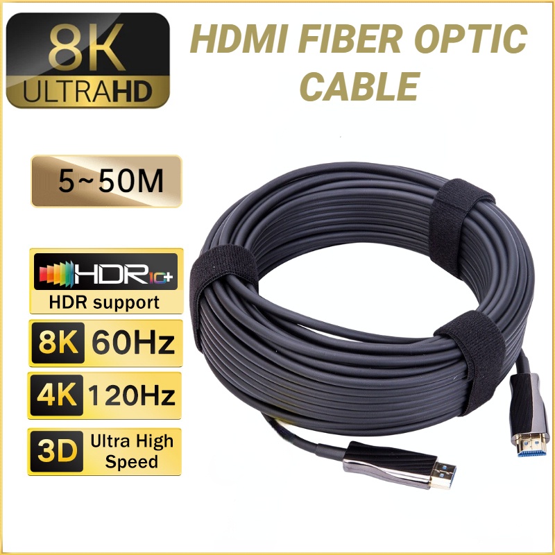 K Hdmi Fiber Optical Cable K Hz High Speed Aoc Hdmi Fiber Cable M M K Hz Gbps Hdr