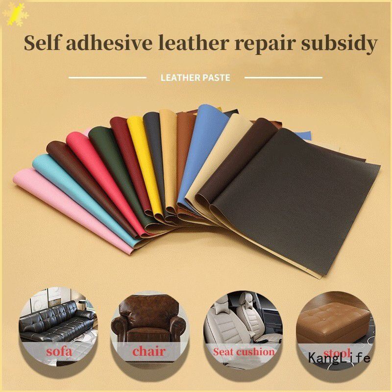 Thickened Self-adhesive Leather Repair Sticker Design Diy Pu Leather ...
