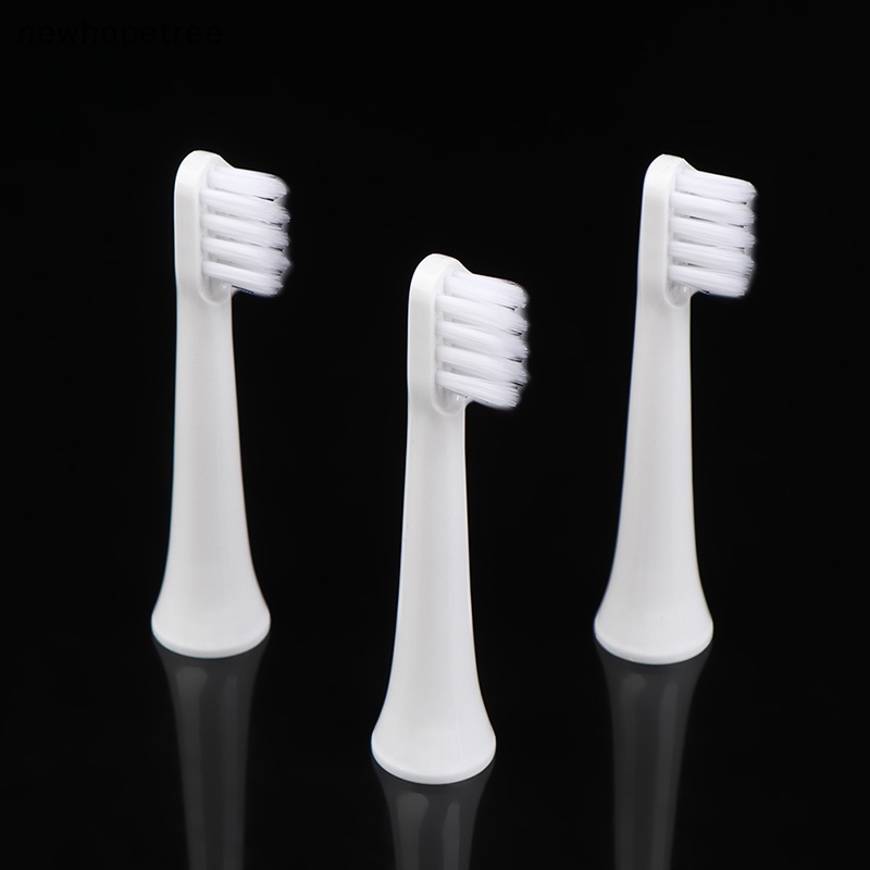 Ntmy 3Pc Xiaomi T100 Electric Replacement Toothbrush Head Clean Bristle Brush Nozzles QDD