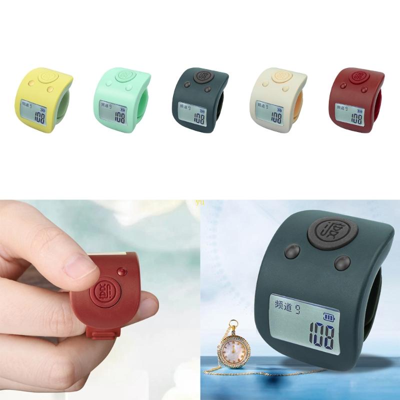 yu Clicker Number Counter Hand Finger Display Counting Tally Clicker ...