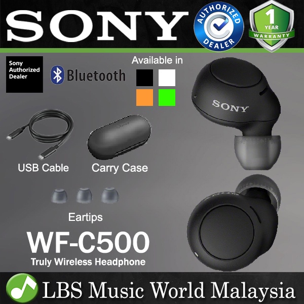 Sony Wf C500 Truly Wireless Headphone With Bluetooth And Water Resistance Wfc500 Wf C500 9945