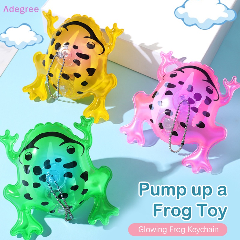 Adegree Glowing Inflatable Green Bouncing Frog Toad Ballon Jungle ...