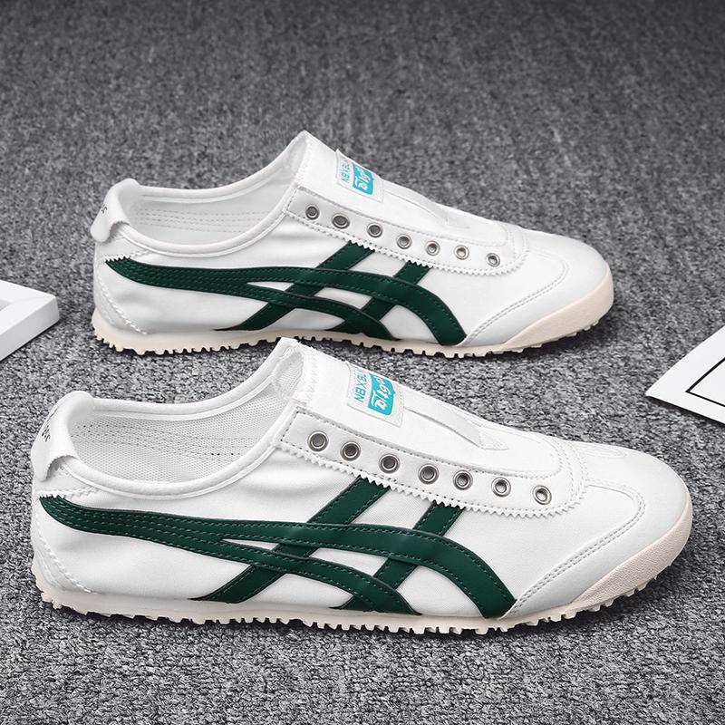 INT2Peas Shoes Forrest Gump Tiger Cloth SlipOn Men's Summer Couple