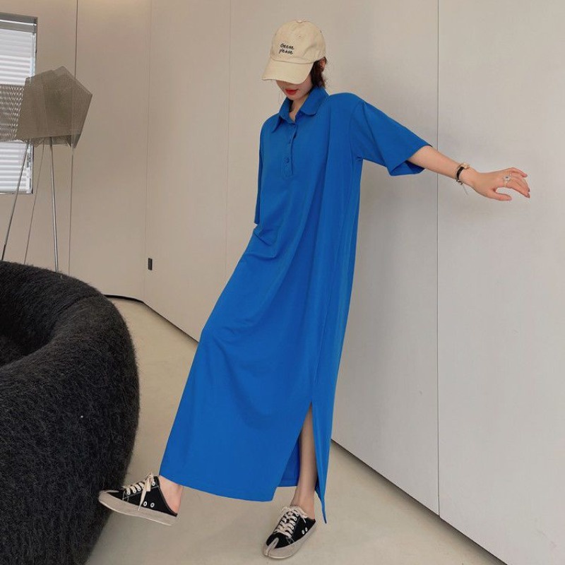 【Dress Oversize】(150kg Could Wear) Women Dresses Minimalist Loose Maxi