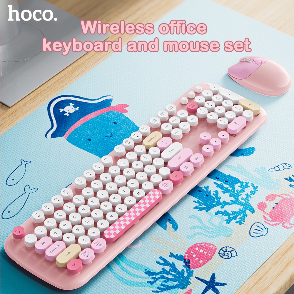 HOCO BGG Bluetooth Wireless Office Keyboard And Mouse Set Combo For ...