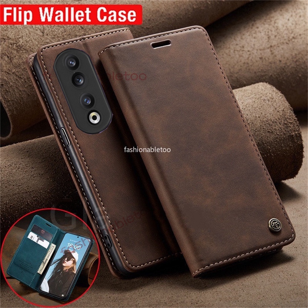 Flip Matte Leather Phone Case For Huawei Honor 90 pro Lite 90pro 90lite ...