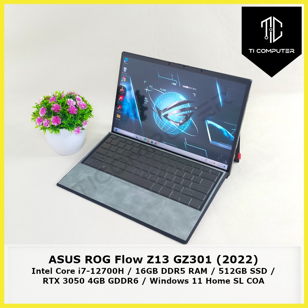 Asus Rog Flow Z13 Gz301 2022 Intel I7 12700h 16gb Ram 512gb Ssd Rtx 3050 4gb Gddr6 Gpu