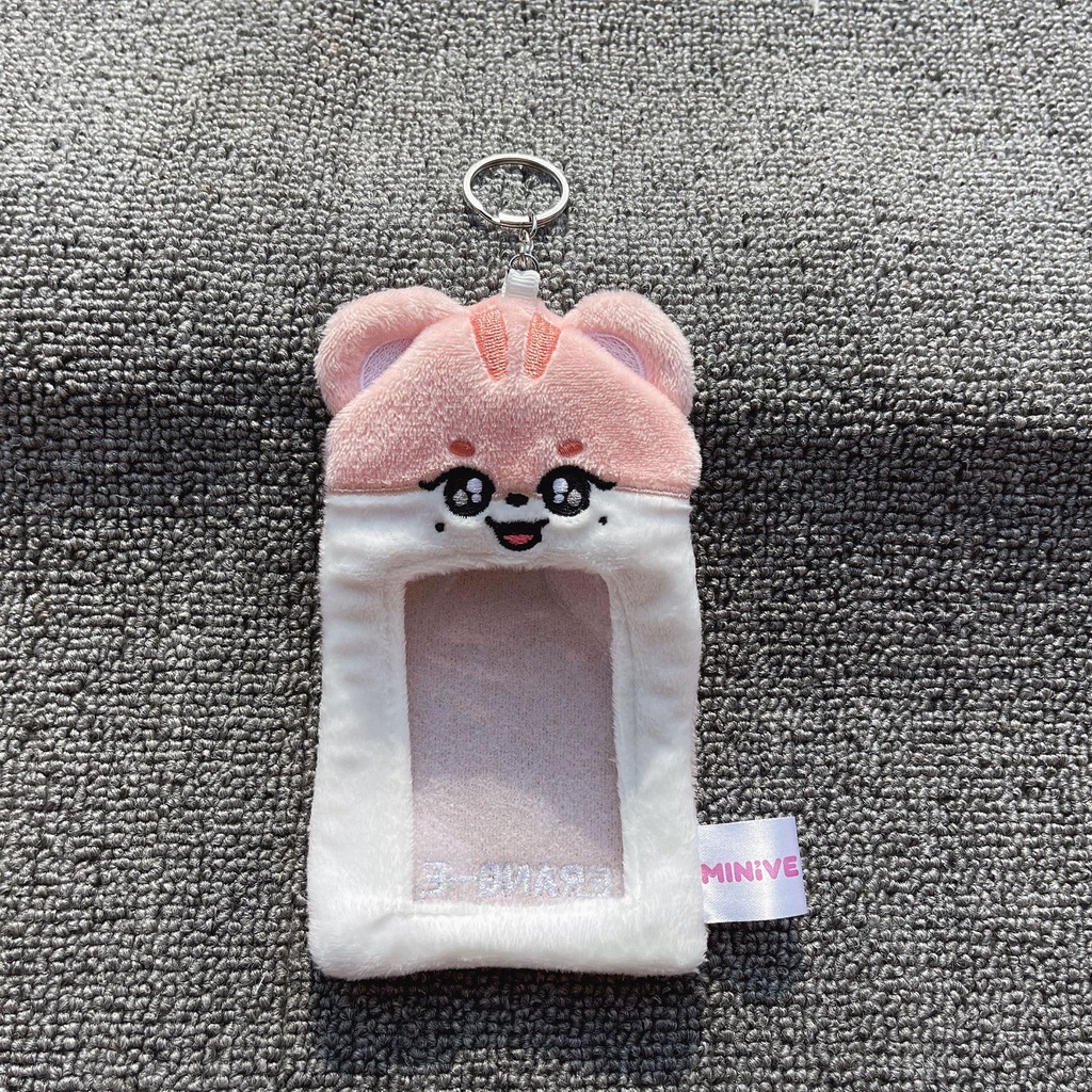 Kpop Idol IVE MINIVE Photocard Holder Idol Star Photo Card Bag Key