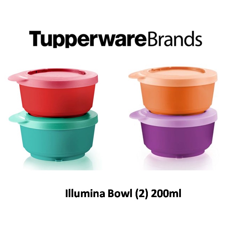 Tupperware Illumina Bowl ( 2pc ) 200ml Shopee Malaysia