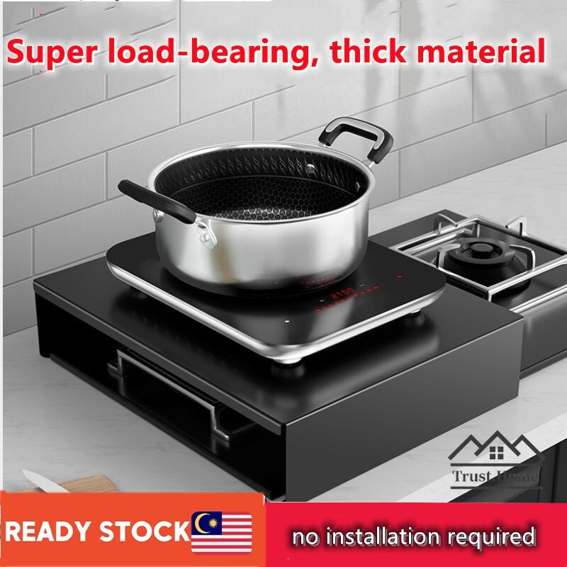 🔥Ready Stock🔥304 stainless steel induction cooker bracket gas stove shelf gas stove cover