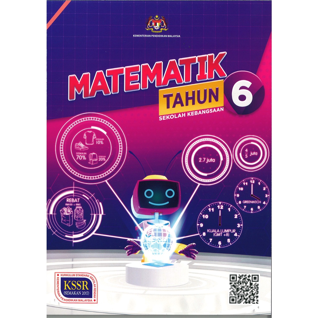 BUKU TEKS MATEMATIK TAHUN 6 KSSR | Shopee Malaysia