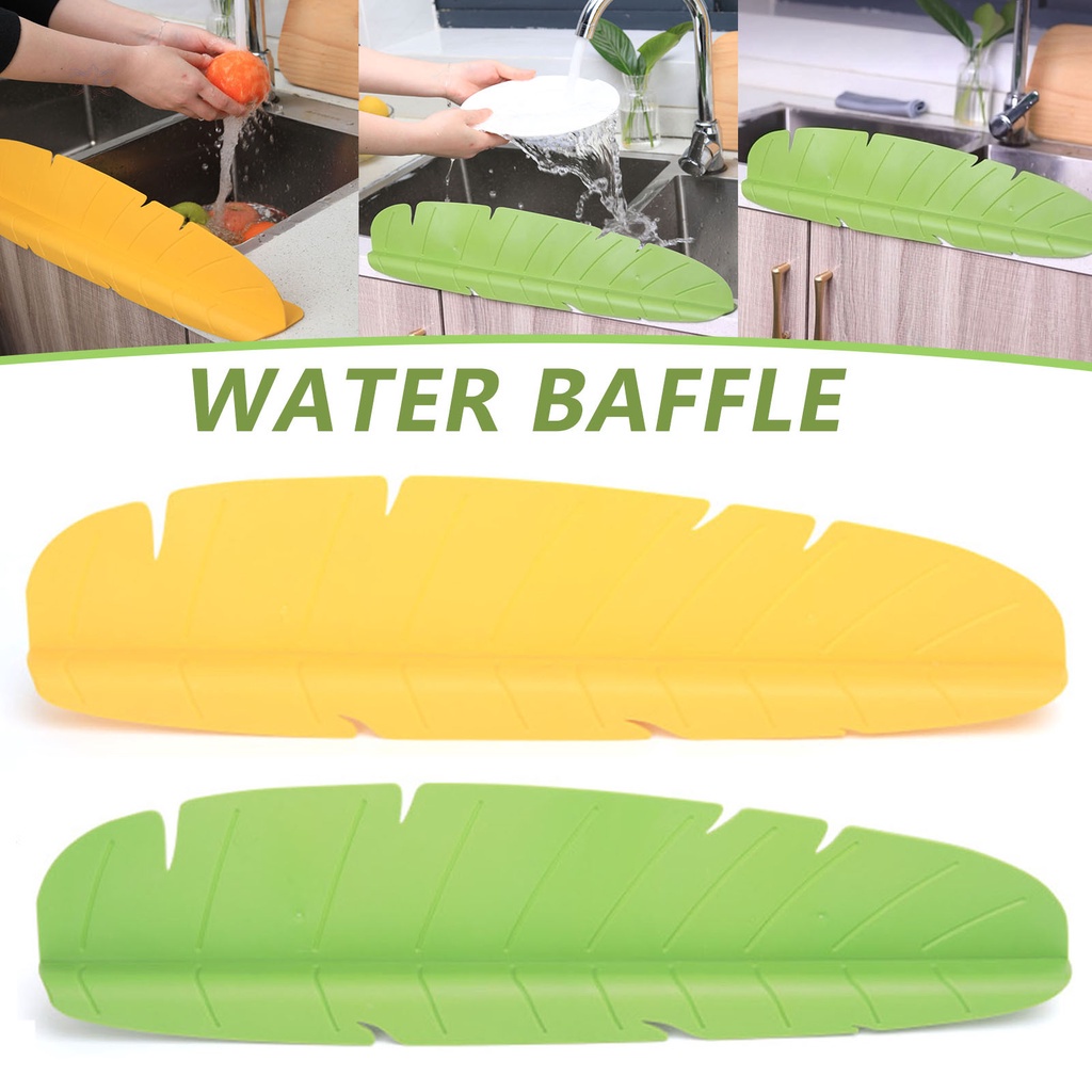 LMuseful kitchen Splash Guard Water Splash Guard Dish Washing Baffle Board for Kitchen Island