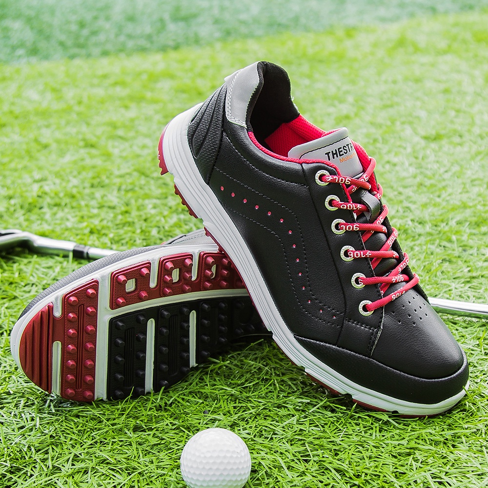 Waterproof Men Golf Shoes Professional Spikeless Golf Sport Sneakers