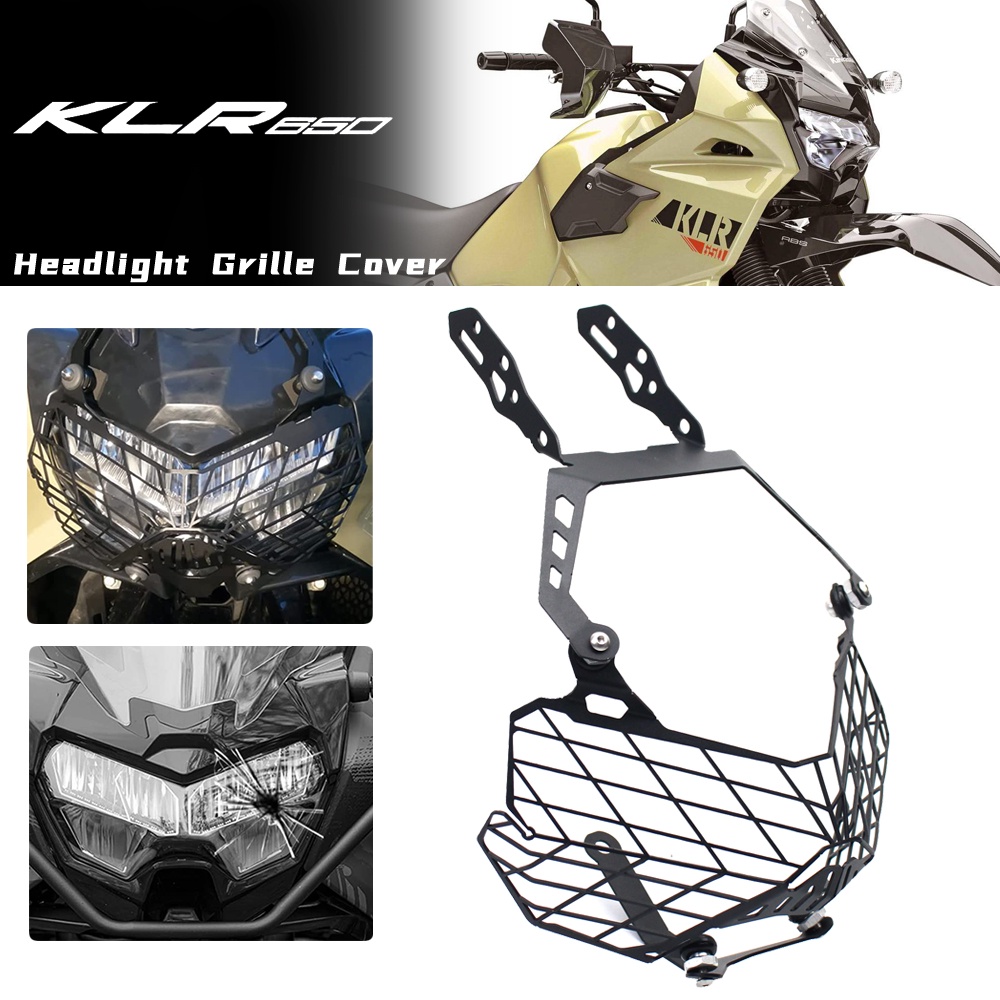 For KAWASAKI KLR 650 20212024 Motorcycle Front Headlight Guard Grille