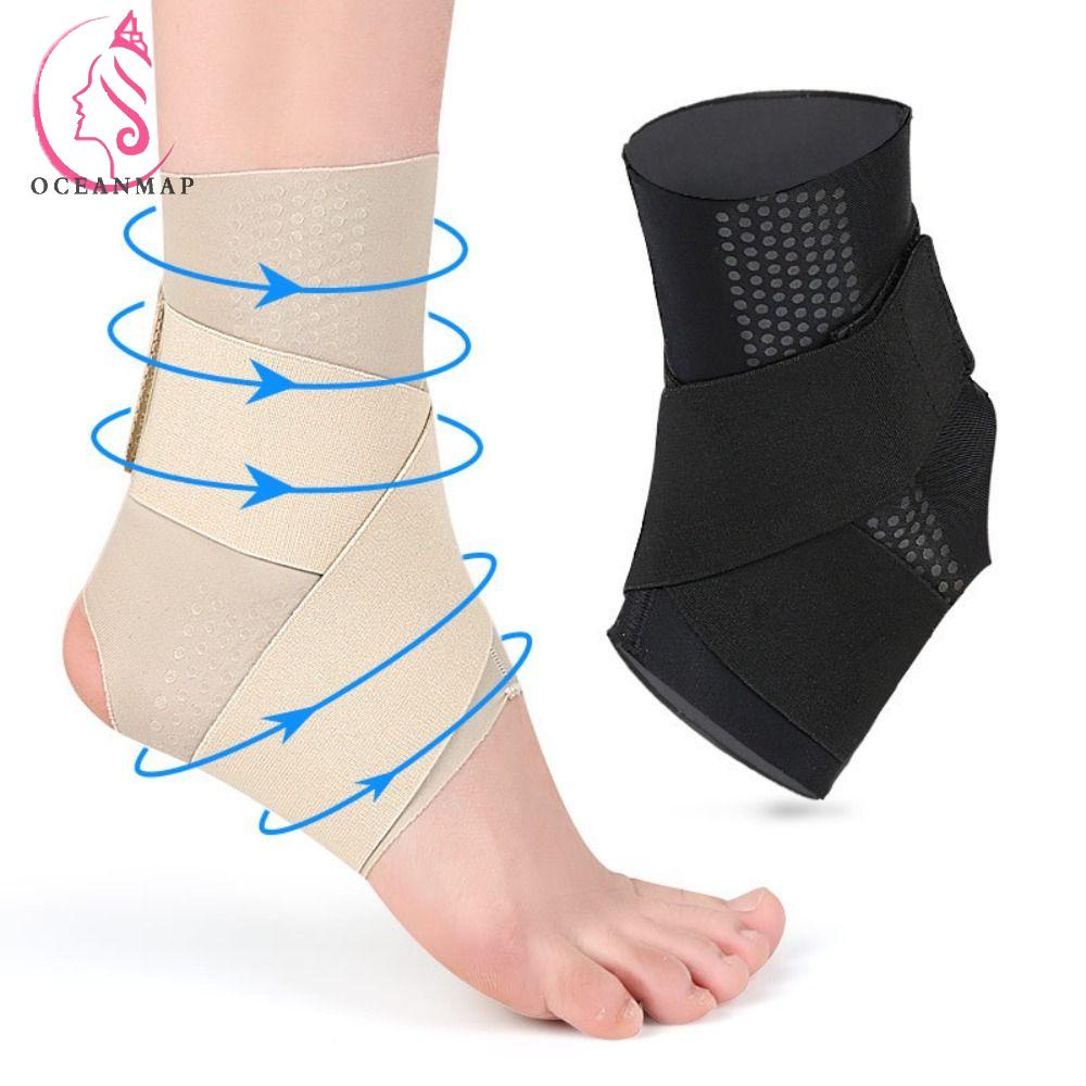 OCEANMAP Compression Support Sleeve Badminton Basketball Plantar