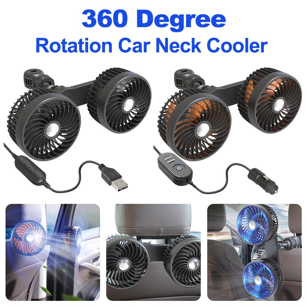 Car Seat Fan, Cool Car Accessories Fan, Car Seat Ventilation Fan