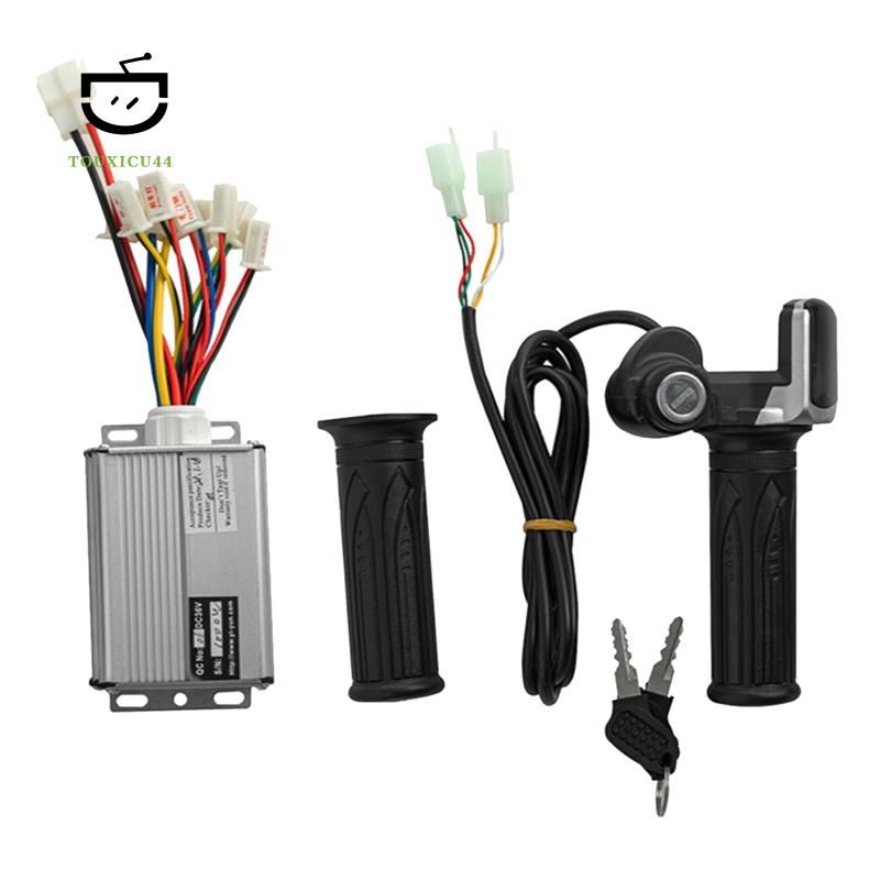 48V 1000W Electric Scooter Brushed Controller Motor+Throttle Twist Grip