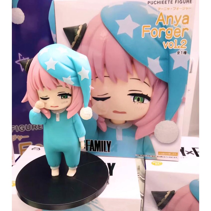 NEW 13cm Spy Family Anime Figure Kawaii Pajamas Anya Action Figures ...