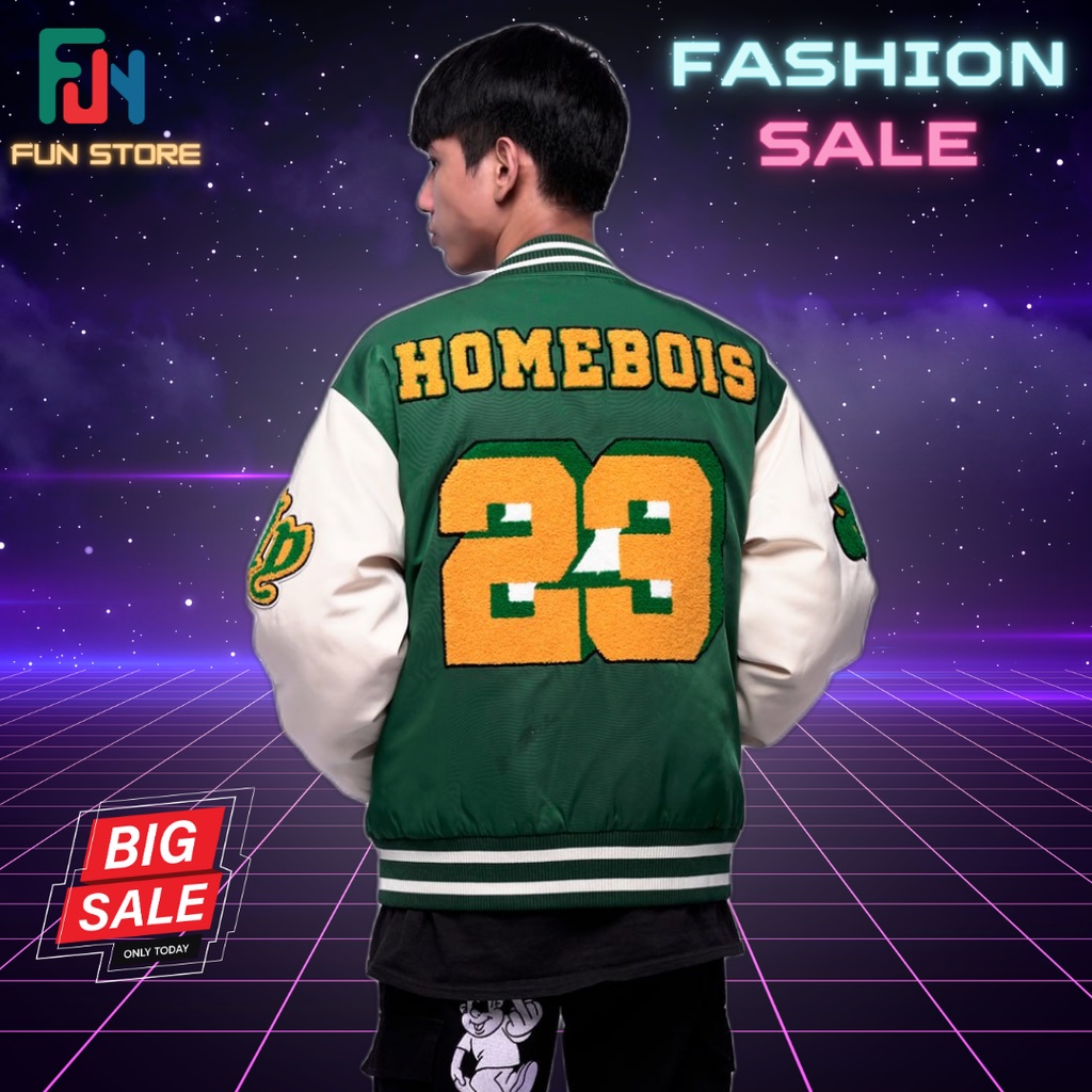 New Jacket Homebois Malaysia 2023 Sablon Varsity Big Size XXXXXl 2Xl