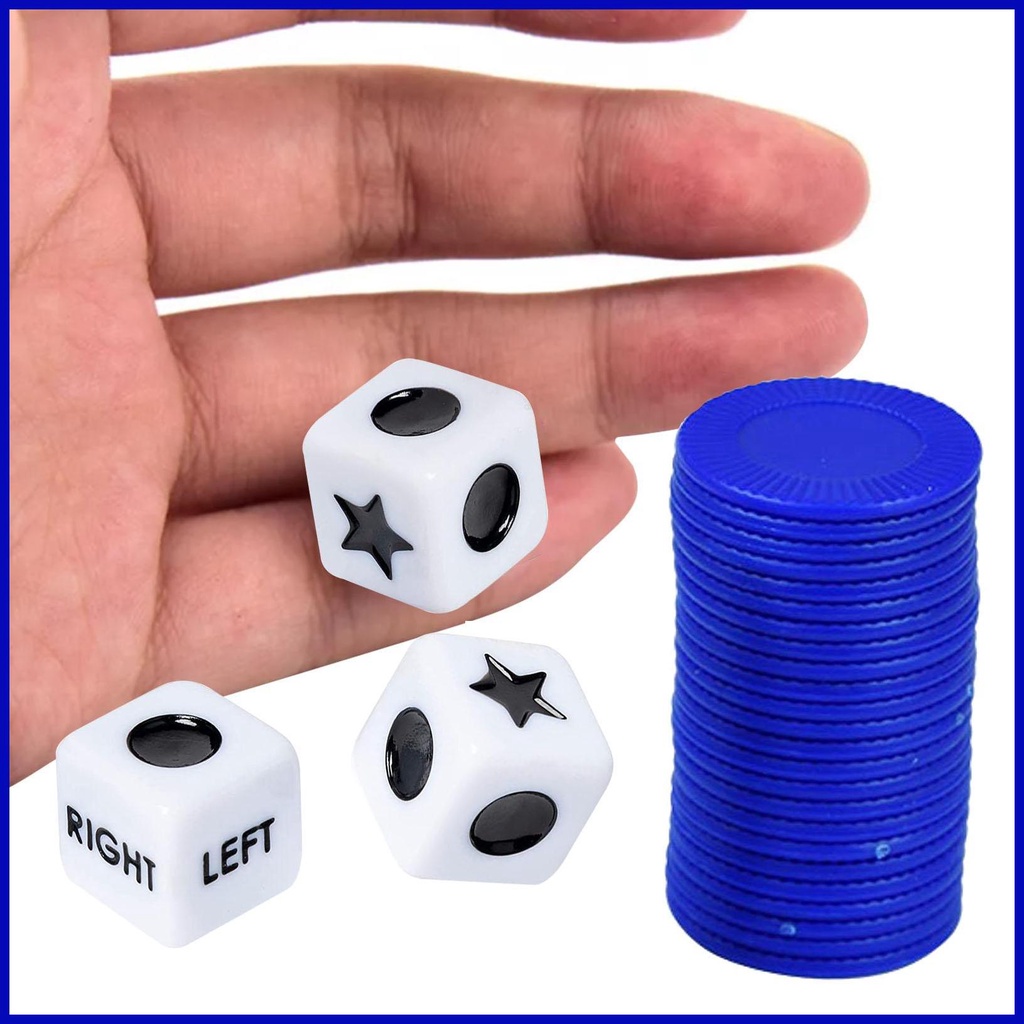 Left Right Center Board Game Innovative Left Right Center Table Game ...