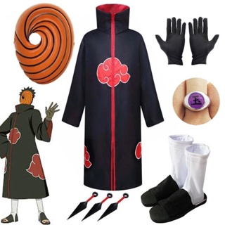 Naruto Akatsuki Uchiha Itachi Cosplay Costume Men Women Orochimaru Madara  Sasuke Cloak Robe Cape Halloween Carnival 