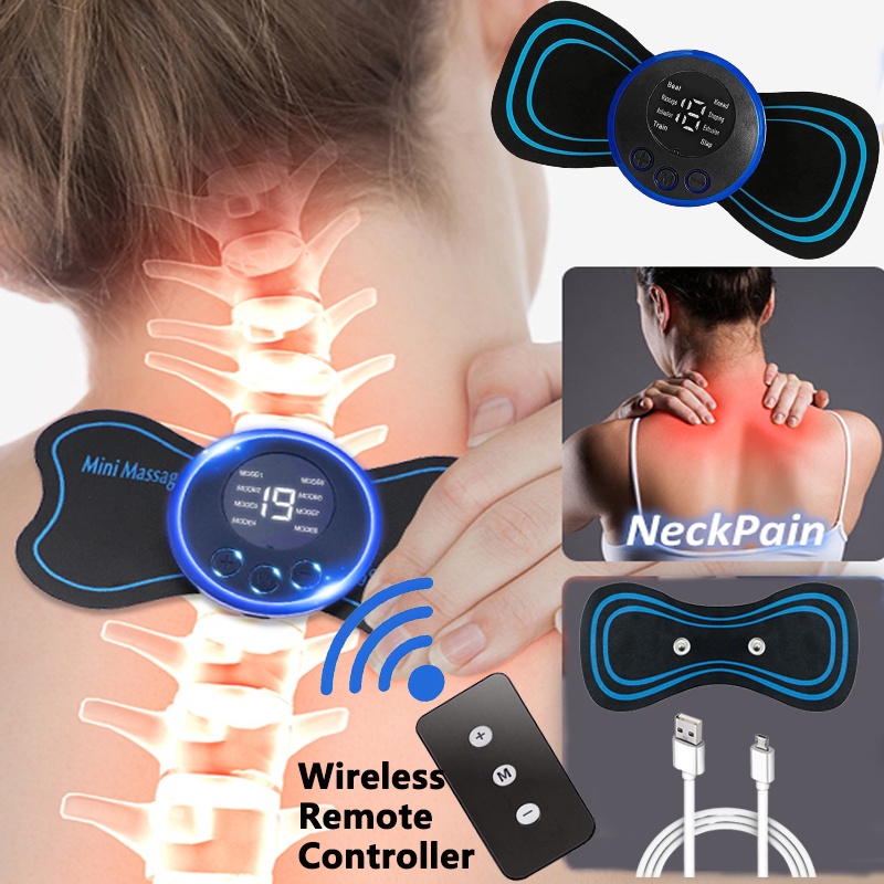 Electric Massage Patch, Wireless Electric Massage Patch, Cervical Massage  Pad Electric Massager Electric Neck Massager Wireless Portable Hand  Shoulder Massager 