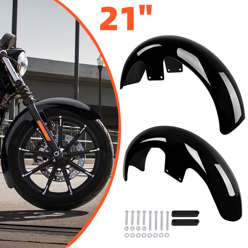 Motorcycle 21 inches Mudguard Front Fender Bagger For Harley Touring ...