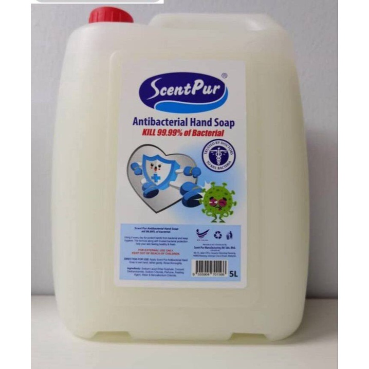 ScentPur AntiBacterial Hand Soap Kills 99.9 of Bacteria Hand Wash