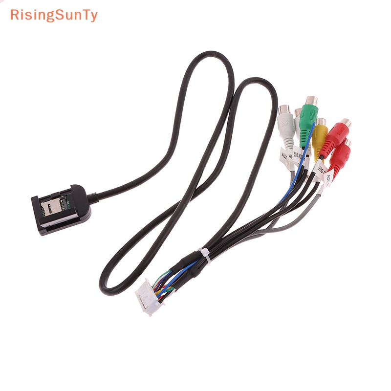 [RisingSunTy] 20 P Plug Car Stereo Radio RCA Output AUX Wire Harness