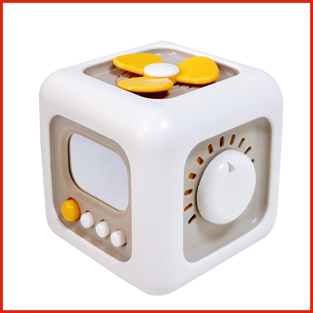 Sensory Cube Montessori Kids Switch Fidget Toy Cute Switch Sensory ...