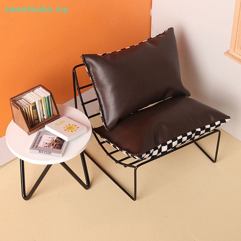 SWEETBABE 112 Dollhouse Miniature Sofa Chair Back Chair Stool