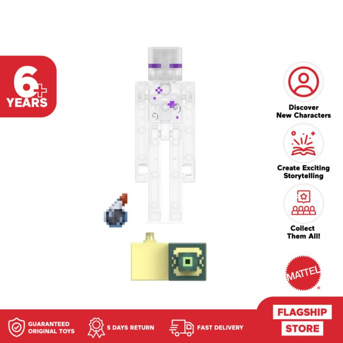Minecraft Build a Portal Invisible Enderman Figure Action Toys