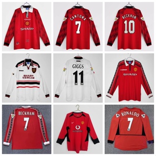 Manchester United Away Retro Full Sleeve Football Jersey (Fans Wear) Red