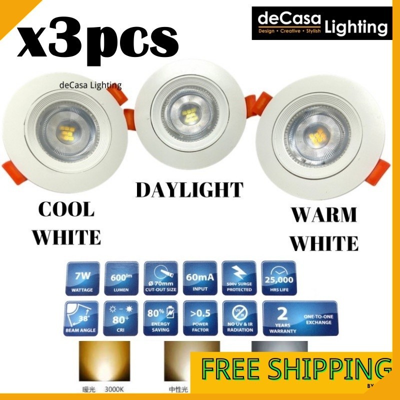 Ceiling Spot Lights for Living Room x3: Enhance Ambiance & Modern Design