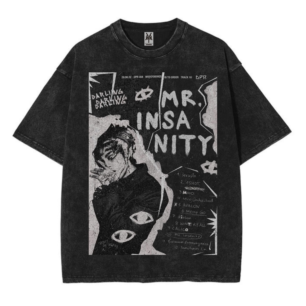 Oversized t-shirt dpr ian Mr insanity washed washing vintage tee ...