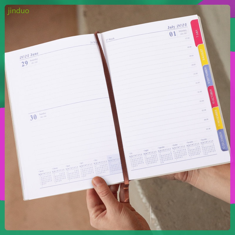 2023 Dated Journal Notebook 2024 Weekly Do List Planner Agenda Pink Calendar Portable Student