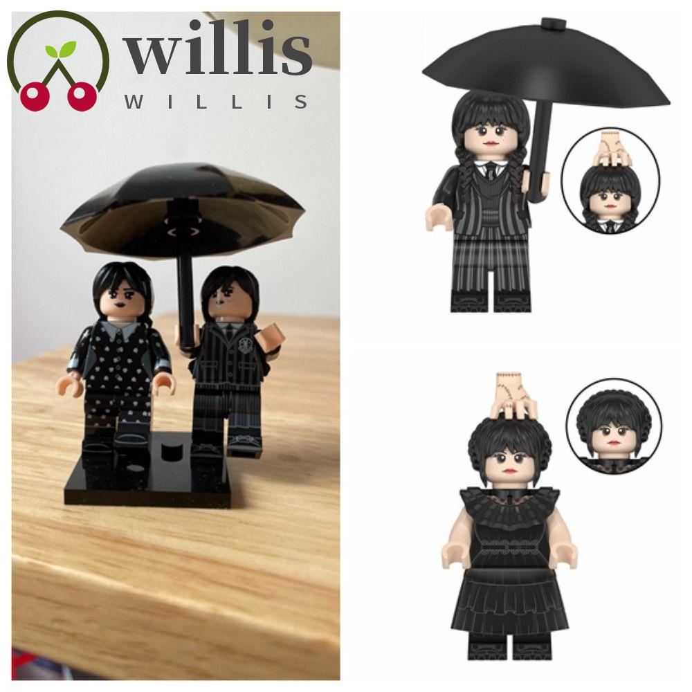 WILLIS Wednesday Addams Building Block, Mini-Figures Wednesday Addams ...