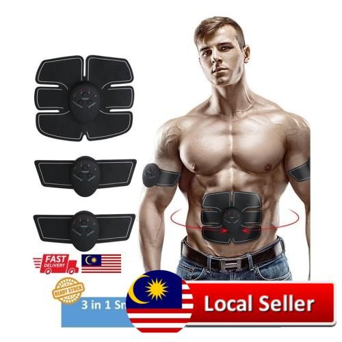 3 in 1 Battery Smart Fitness Core Muscle Trainer Six Pack Abs Toned
