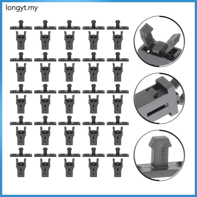 1 Set Of Useful Practical Home Trashcan Push-Button Plastic Garbage Can ...