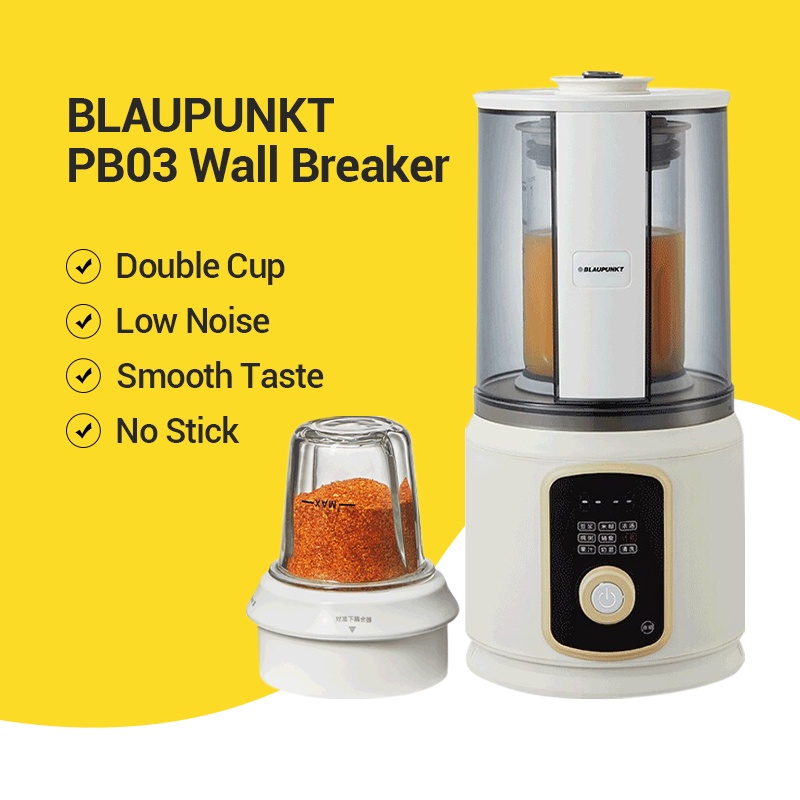 Blaupunkt Ultra Quiet Food Processor Soymilk Machine Automatic Juicer