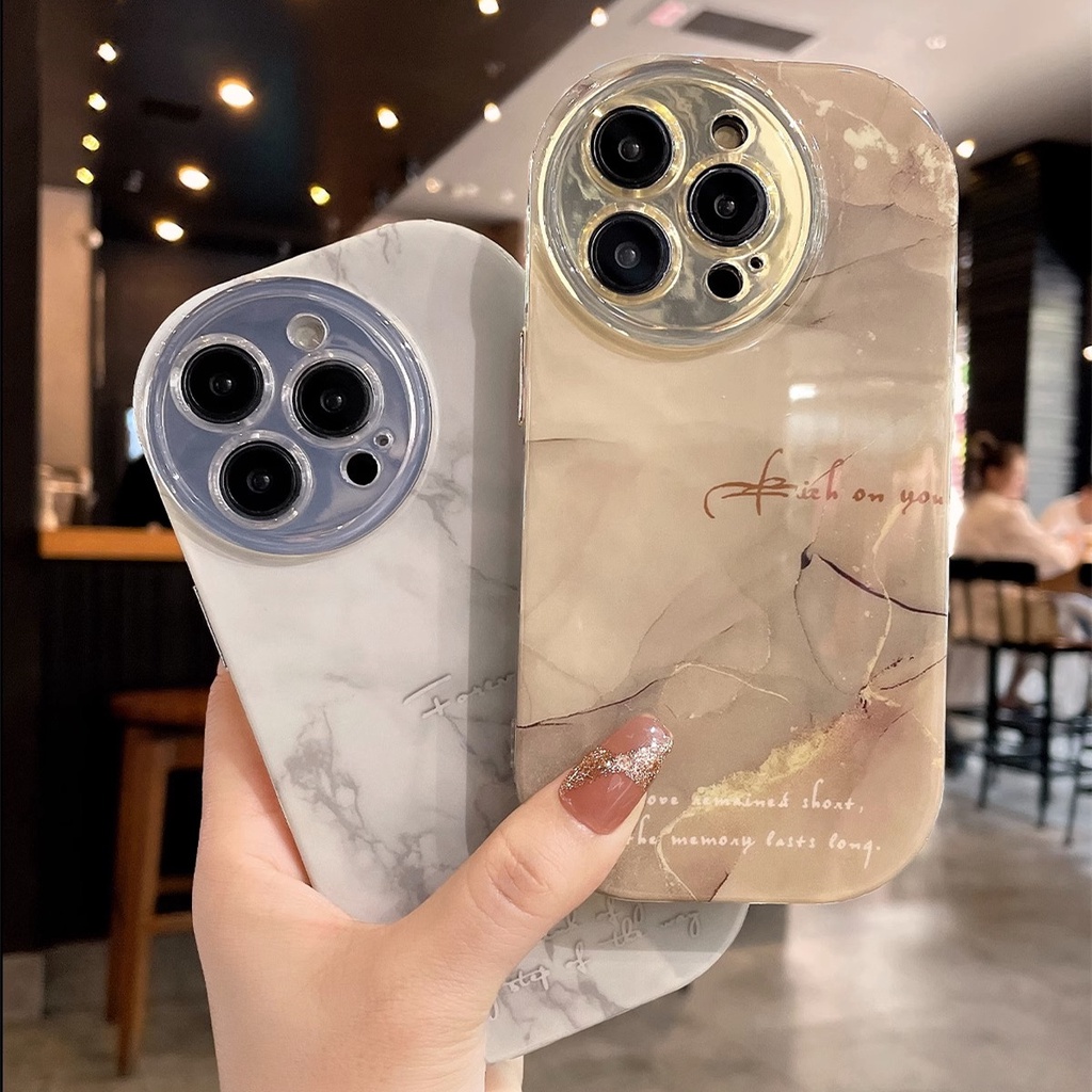 Coque Silicone Marbrée De Luxe Pour IPhone 15 à 11 Pro Max - Personnalisable