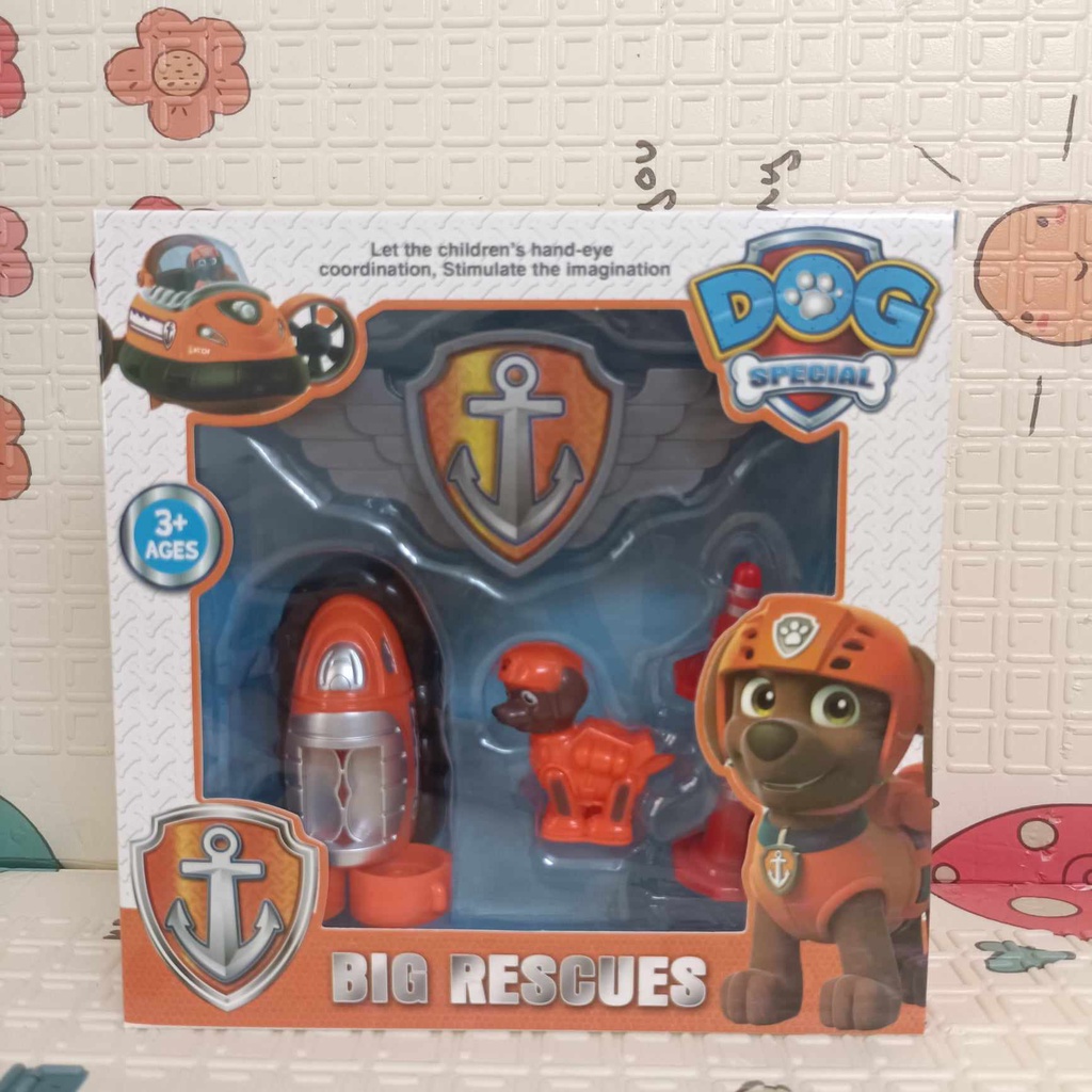 LOCAL STOCK Paw Patrol Dog Patrol Figure Baby Toys for Kids Children Mainan Budak Lelaki