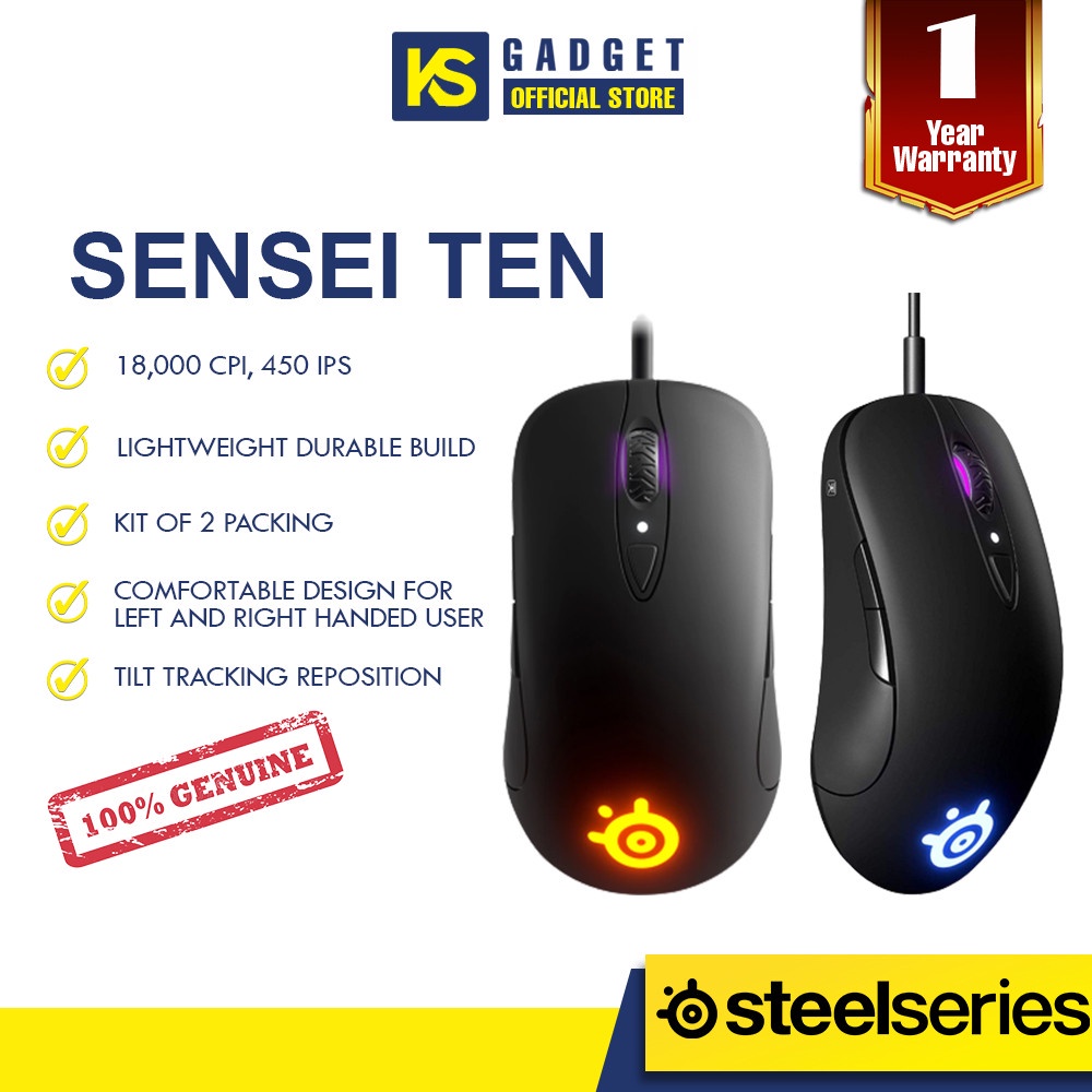 SteelSeries Sensei Ten RGB Gaming Mouse | Shopee Malaysia