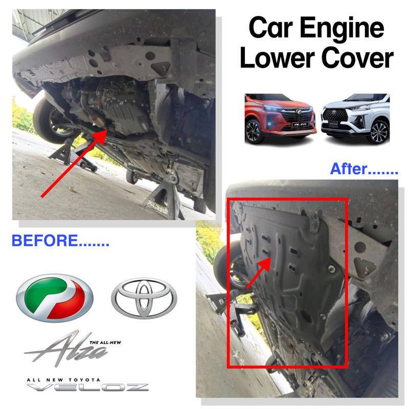 PERODUA ALZA 2022 ENGINE LOWER UNDER COVER PROTECTION SKID PLATE CAR