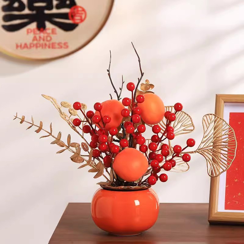 2025 Spring Festival Hanging Pendant Simple Simulated Potted Plants