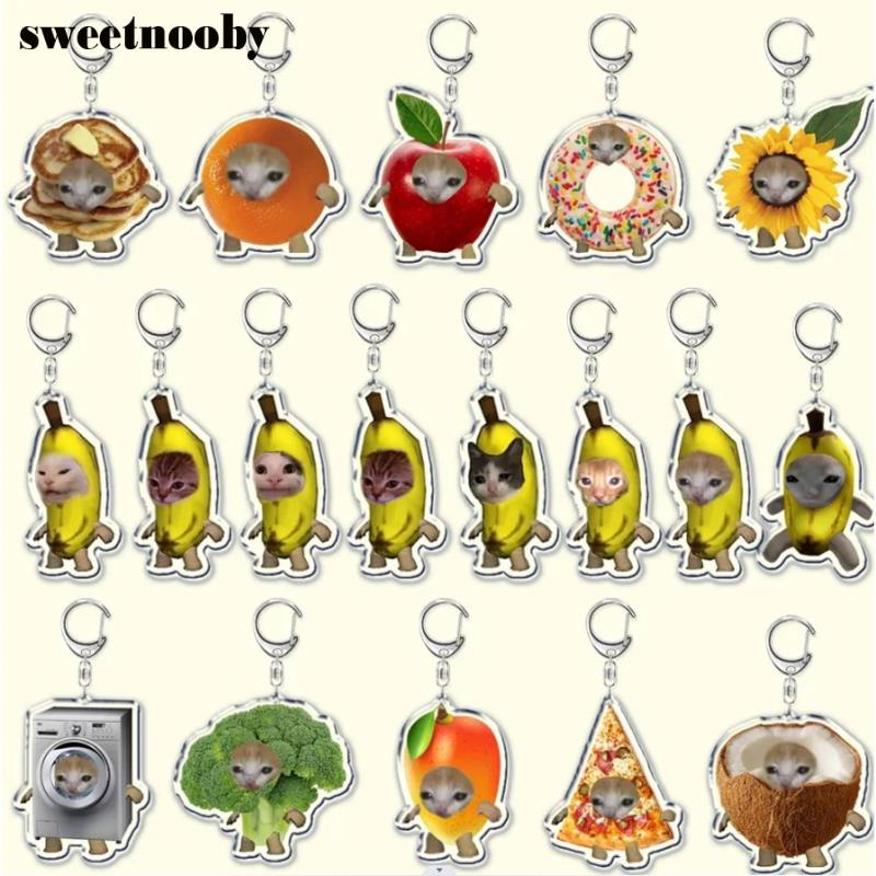 Steve Cute Crying Banana Cat Keychain | Shopee Malaysia