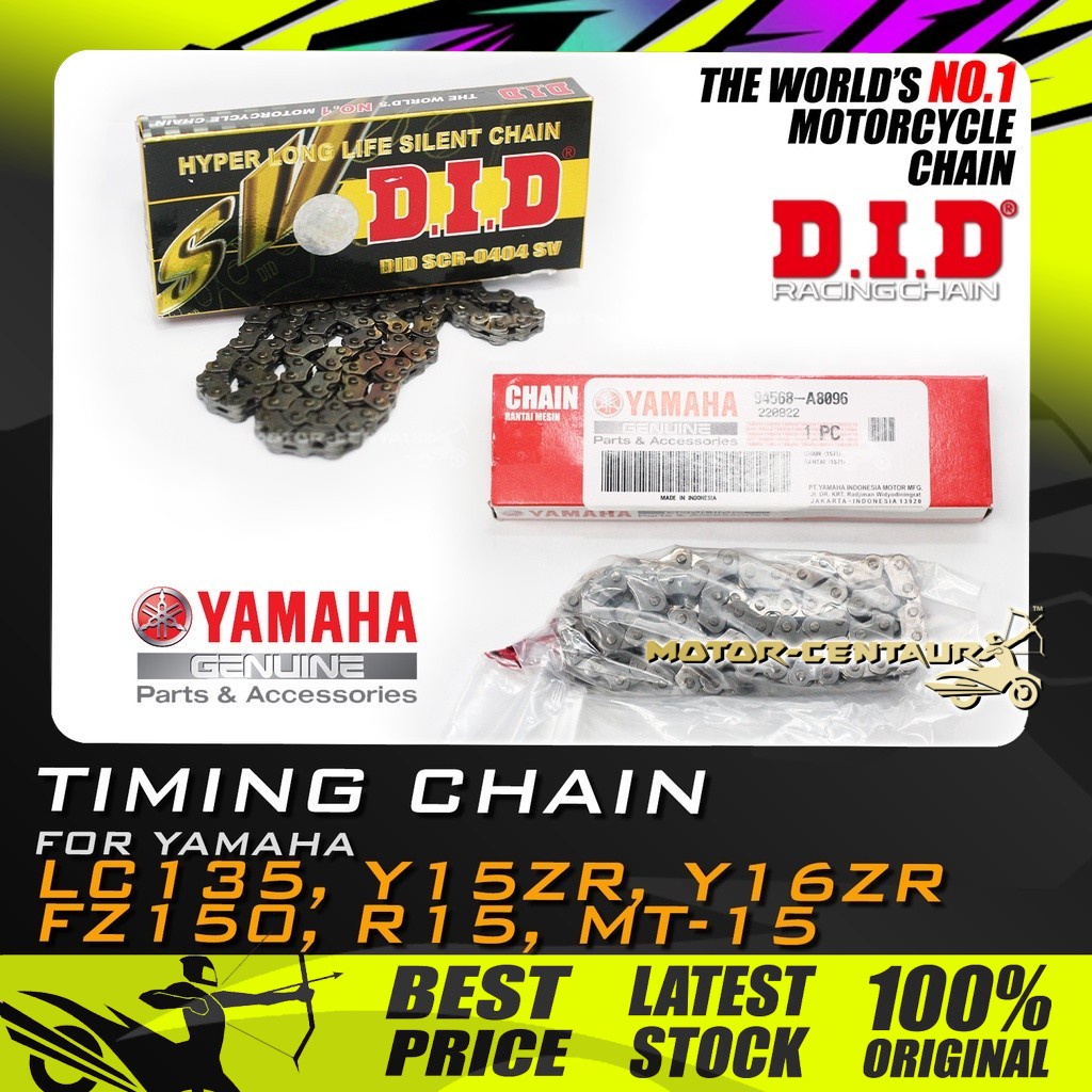 RANTAI ENJIN DID/YAMAHA SILENT TIMING CHAIN SCR 0404 SV96L STEEL (FOR