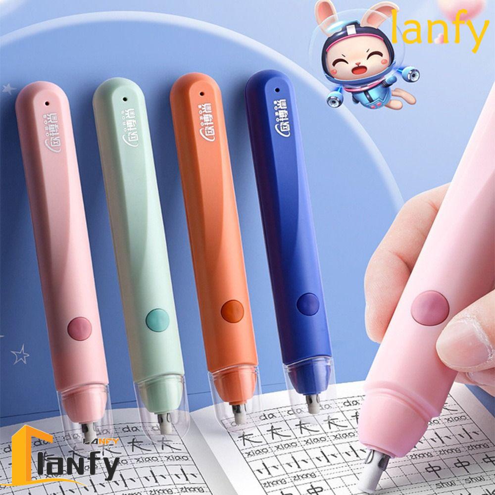 LANFY Electric Eraser with Refills, Leave No Mark USB Charging Pencil